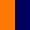 Oranje Hivis/Donkerblauw detail 1